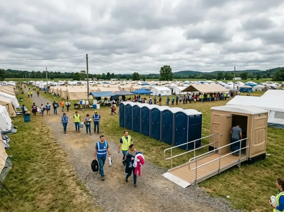 disaster-relief-camp-restrooms-010 — frequently asked questions, Dumpster & Portable Bathrooms Rental in Los Ranchos de Albu…